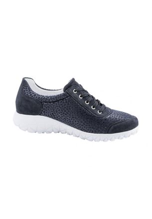 Waldl&auml;ufer Womens Havy Sneaker In Deep Blue Marine