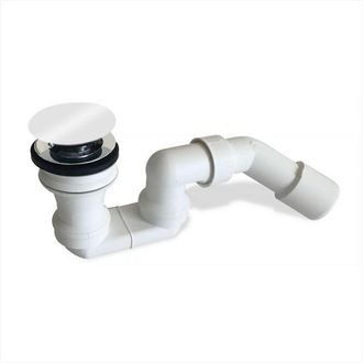 Villeroy & Boch Juego De Desag&uuml;e De Ba&ntilde;era, Push-open, Blanco Alpino U90952001