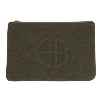 Anine Bing Clutches, female, Green, Size: ONE SIZE Lili Pouch