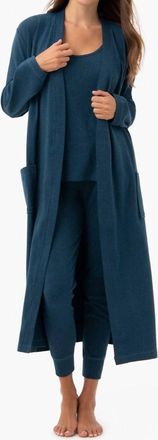 Under The Canopy Organic Robe In Teal