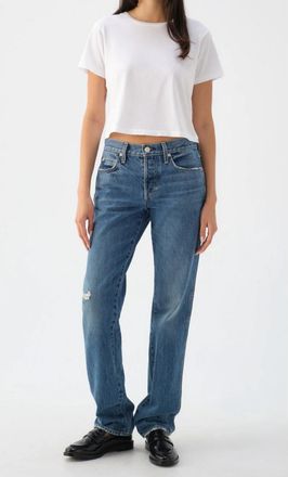 Amo Charlotte Straight Jeans In Romeo