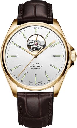 Glycine Combat Classic Open Heart Mens Watch