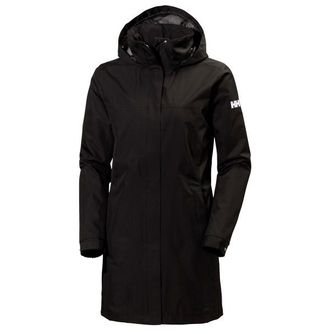 Helly Hansen Aden Long Jacket Regenjacke f&uuml;r Damen | schwarz