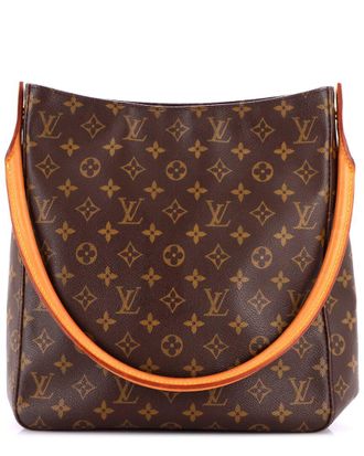 Louis Vuitton Brown Monogram Canvas Looping Gm (Authentic Pre-Loved)