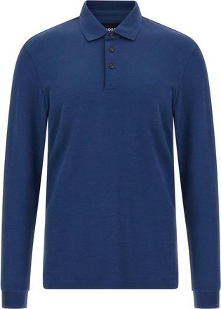 HUGO BOSS Heren, Tops, Blauw, Maat: S Katoen