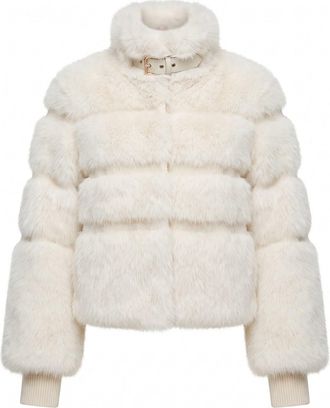Patrizia Pepe Short Fluffy Jacket