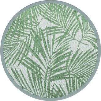 vidaXL Alfombra exterior arakil verde Ø200 cm pp Vidaxl