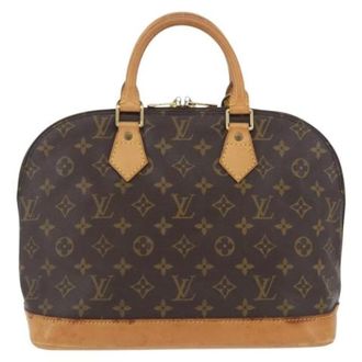 Louis Vuitton Pre-owned Vintage Handbag - Dames - Pre-owned - Bruin - Maat: ONE Size Leer
