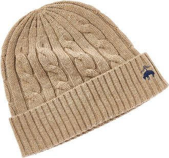 Brooks Brothers Core Cable Wool & Cashmere-Blend Beanie