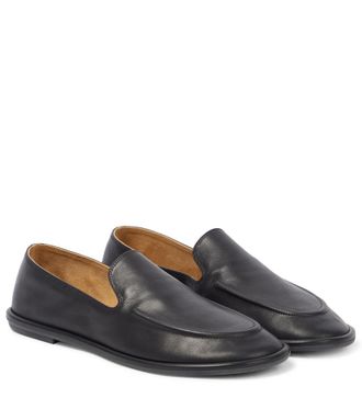 フラットシューズ The Row Black nappa leather Strella ballerinas Stella Slipper Black in Leather – The Row