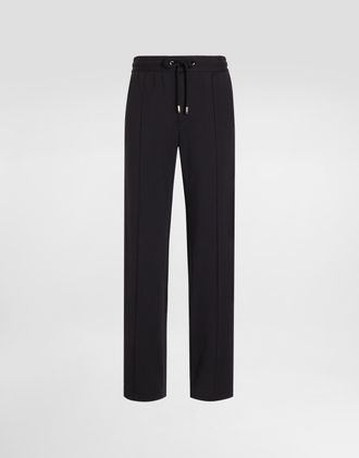 Dolce & Gabbana Cotton Sweatpants - Man Pants And Shorts Blue 46