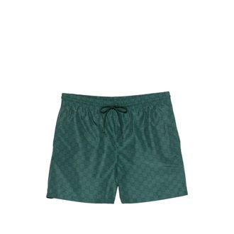 Gucci Gg Pattern Beach Shorts