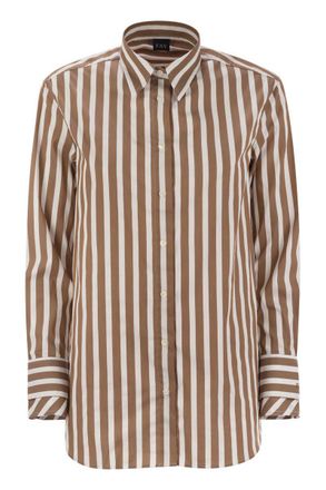 Fay Regular Striped Stretch Cotton Shirt