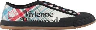 Vivienne Westwood Tartan Orb Low Top Sneakers - Heren - Sneakers - Veelkleurig - 41 EU - Schoenen