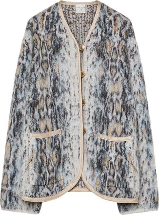 Forte_Forte Cardigan con bottoni - Blu