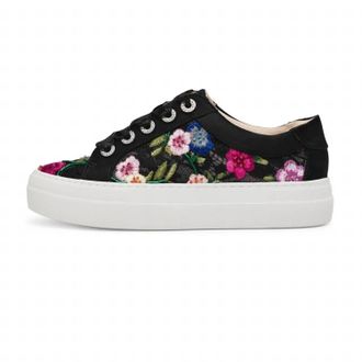 Betsey Johnson Womens Jayla Sneakers In Black Multi Floral