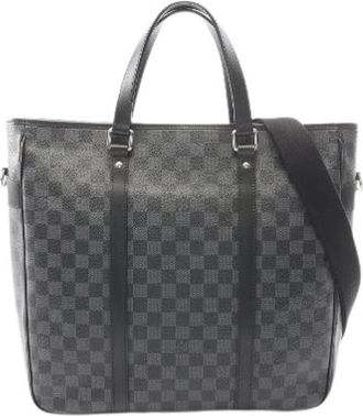 Louis Vuitton Pre-owned Tadao Damier Graphite 2way tote bag - - Pre-owned - Uomo - Grigio - ONE SIZE