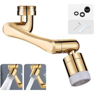 Elle Extensi&oacute;n Para Grifo, Aireador De Grifo Mejorado De 1440&deg;, Protector Antisalpicaduras Universal, 2 Modos De Rociado, Aireador De Grifo Giratorio Para 