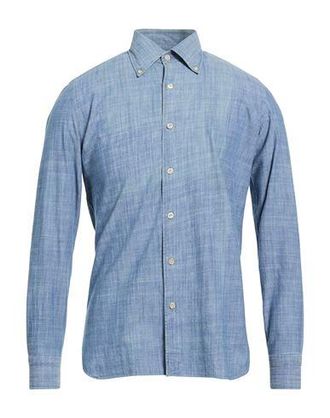 LUIGI BORRELLI NAPOLI TOPWEAR - Denim shirts on YOOX.COM
