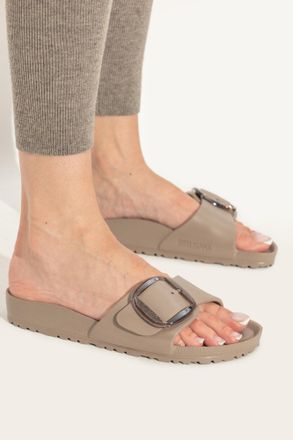 Birkenstock Madrid Big Buckle EVA Slides, Womens, Beige