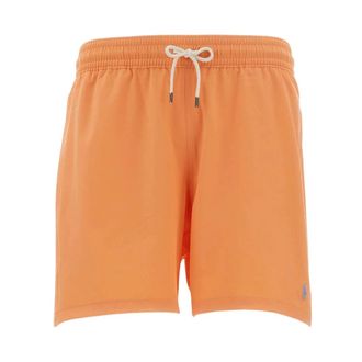 Polo Ralph Lauren Beachwear, male, Orange, Size: XS Traveler Swim Shorts
