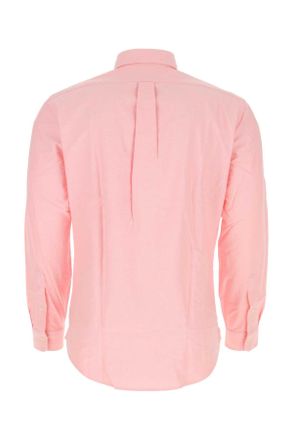 Polo Ralph Lauren Mens Pastel Pink Oxford Shirt Exterior: Cotton Camicie