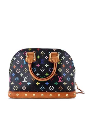 Louis Vuitton Alma NM Handbag Monogram Multicolor PM satchel - Black