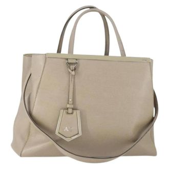 Fendi Pre-owned Handbags, female, Beige, Size: ONE SIZE Pre-owned Vintage Handbag