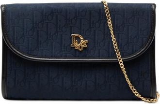 Dior Pre-owned Dior issimo Trotter Canvas Chain Crossbody Ladies RC2XY1RX7QJTHL2Z