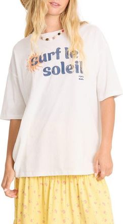 Billabong Surf Le Soleil Graphic T-Shirt in Salt Crystal at Nordstrom, Size X-Small