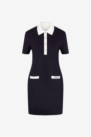 Moncler Mini-Polokleid aus Milanojersey