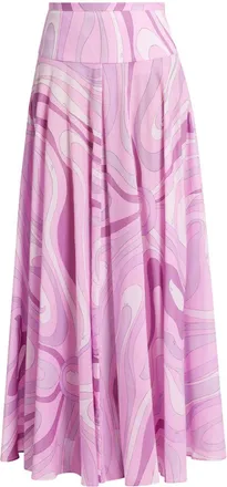 Pucci Gonna lunga con stampa Marmo - Rosa