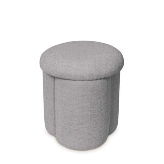 Koketto Home Puff tapizado en gris