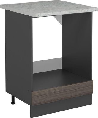 Vicco Armario Para Horno Empotrado R-line, Gris Noble, 60 Cm Et M&aacute;rmol