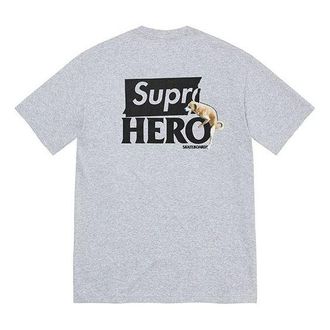 SUPREME SS22 Week 17 Antihero Dog Tee Puppy Alphabet Logo Printing Round Neck Short Sleeve Unisex SUP-SS22-900