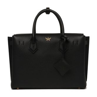 MCM Handbags, female, Black, Size: ONE SIZE Milla Tote