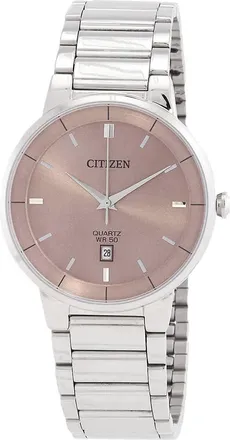 Citizen Quartz Pink Dial Mens Watch BI5120-51Z