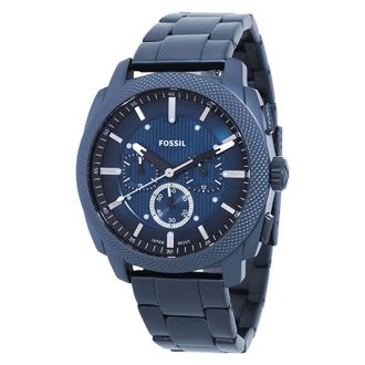 Fossil Machine Chronograph Quartz Blue Dial Mens Watch FS6167