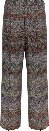 Missoni Zigzag Sequin Pantaloni Multicolor-Donna