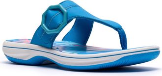 Clarks Breeze Cove Flip Flop in Bright Blue at Nordstrom Rack, Size 12