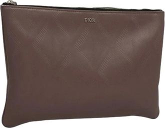 Dior Pre-owned Clutches, female, Purple, Size: ONE SIZE Pre-owned Vintage Pouch