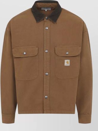 Carhartt Work in Progress prescott cotton jacket dropped shoulders collar