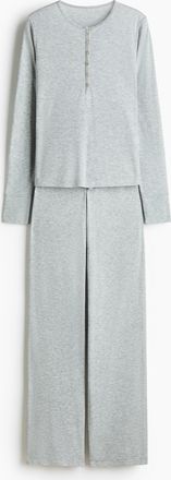 H&M Pyjama aus Viskosemix - Grau