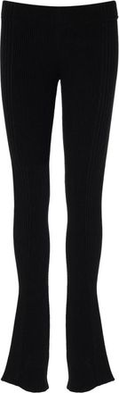 Barrow Uitlopende Viscose Rib Legging - Dames - Leggings - Zwart - L - Polyester - Broeken