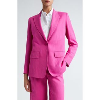 Max Mara Gitane Blazer in Fuchsia at Nordstrom, Size 2