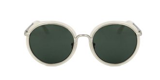 Linda Farrow DRIES VAN NOTEN DVN78 C7 Mens Sunglasses White Size 53