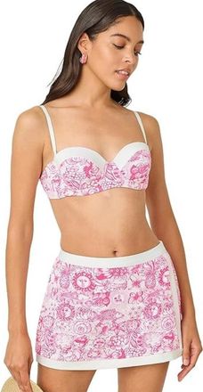 Lilly Pulitzer Leven Bikini Top Womens Cherry Blossom Pink Swimwear GBO3781