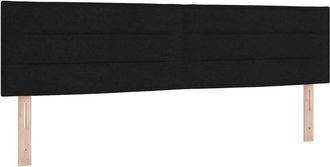 vidaXL Cabecero Led Con Tira De Luces Led Negro 180 Cm Poli&eacute;ster Vidaxl