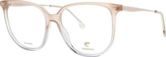 Carrera Ladies Brown Rectangular Eyeglass Frames 3025