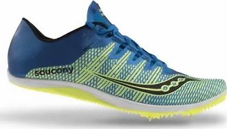 Saucony Mens Endorphin 2 Racing Shoe In 3 - Blue/citron